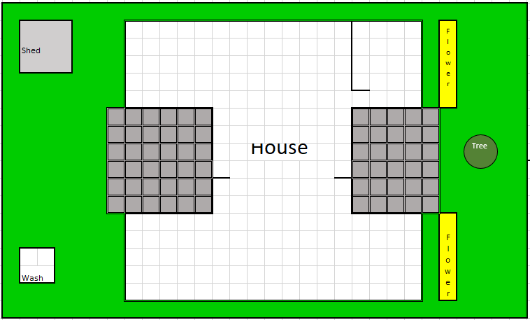 Excel tips and tricks how to draw a floor plan ← Basic