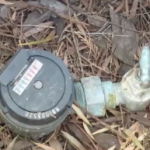 water meter and water mains shut off valve