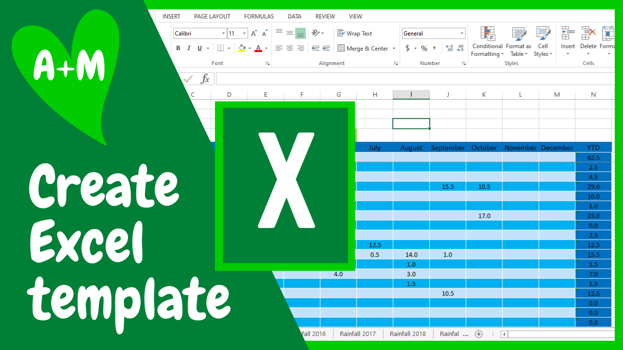 How To Create Excel Template