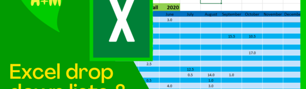 Excel drop down lists and data validation tutorial